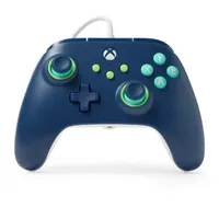 PowerA XBGP0380-01 Xbox Series X S vezetékes kontroller kék-fehér 3 m USB-C kábel Windows 10-11 PC Xbox One