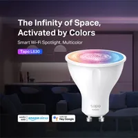 TP-LINK TAPO L630 LED fényforrás GU10 okos RGB szabályozható szín távvezérlés 350 lm élettartam 15000 h kapcsolási ciklusok 15000 #2