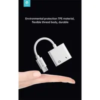 Devia ST354137 2x type-c audio adapter fehér #3
