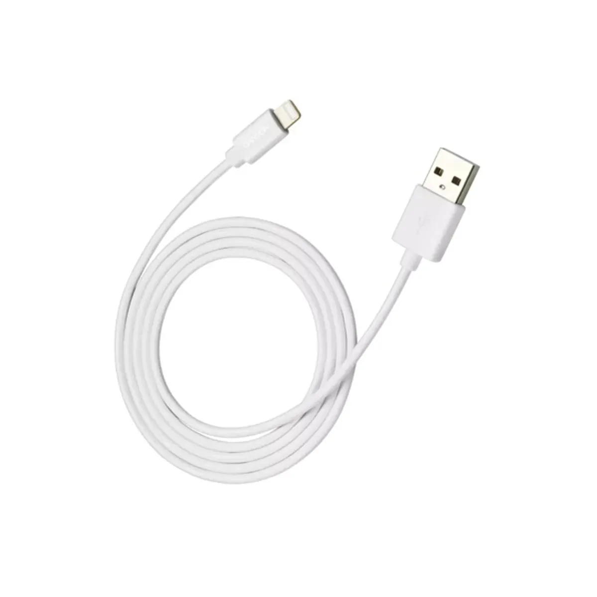 Canyon CNS-MFICAB01W Ultra-kompakt MFI kábel Fehér 100 cm USB-A Lightning adat- és töltőkábel #1