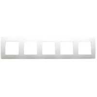 Legrand 665005 Niloé 5-ös keret fehér műanyag IP20 370x86x10