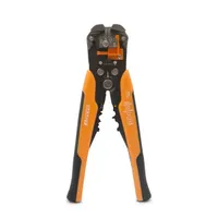 HANDY 10224 Kábelblankoló, krimpelő és vágófogó ötvözött acél, nyél műanyag, blankolás 0,2-6,0 mm², krimpelés 0,5-6,0 mm²