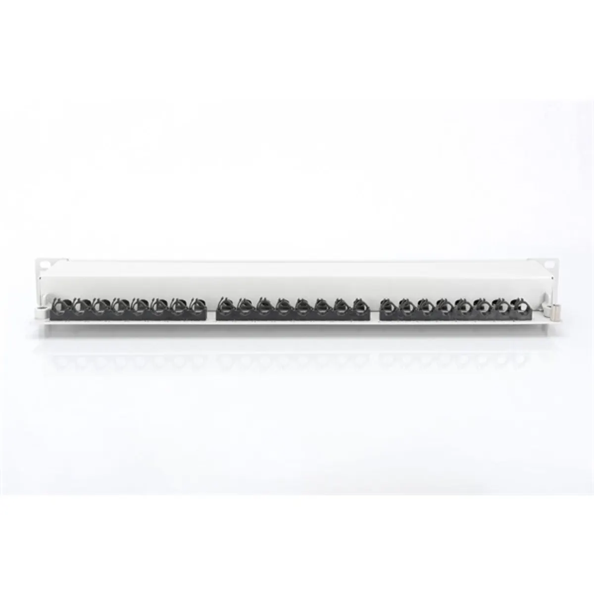DIGITUS DN-91624S-EA patch panel 24 port 1U 19" CAT6A árnyékolt szürke #3