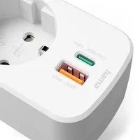 Hama 00223343 konnektor USB-C USB-A fehér SCHUKO #3