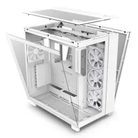 NZXT CM-H91EW-01 H9 Elite edzett üveg fehér ATX 10 ventilátorhely USB 3.0 fejhallgató csatlakozó 2x3,5" belső hely 6x2,5" belső hely #5