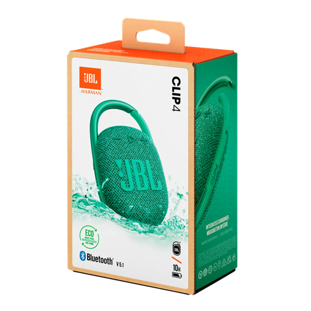 JBL JBLCLIP4ECOGRN Clip 4 ECO zöld IP67 5W 10 óra Bluetooth Type-C #7