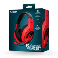 NACON 2809134 GH-120 piros gamer headset 40 mm 220 cm 3,5 mm balos mikrofon kompatibilitás PS4 PS5 PC Xbox One Xbox Series X S mobiltelefon #2