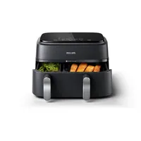 PHILIPS NA351/00 Dupla kosaras forrólevegős sütő 9 L fekete #5