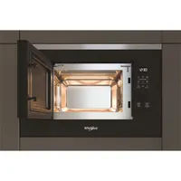 Whirlpool 859991591560 beépíthető mikrohullámú sütő fekete ezüst 20L grill LCD JetStart JetDefrost #3