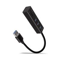 Axagon HMA-CR3A 3-portos USB 3.2 Gen 1 hub SD/microSD olvasóval