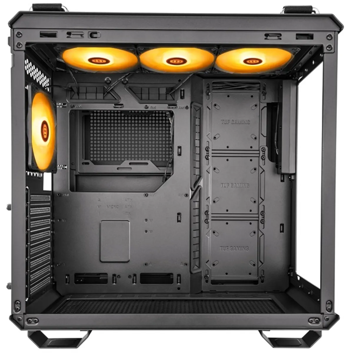 ASUS 90DC0090-B19010 GT502 PLUS fekete ATX 4 beépített ventilátor USB 3.0 fejhallgató csatlakozó #2