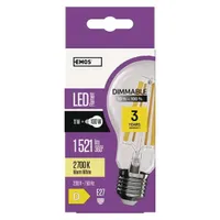 EMOS ZF5164D Filament LED izzó E27 11W 1521 lm 2700 K Meleg fehér A60 #2