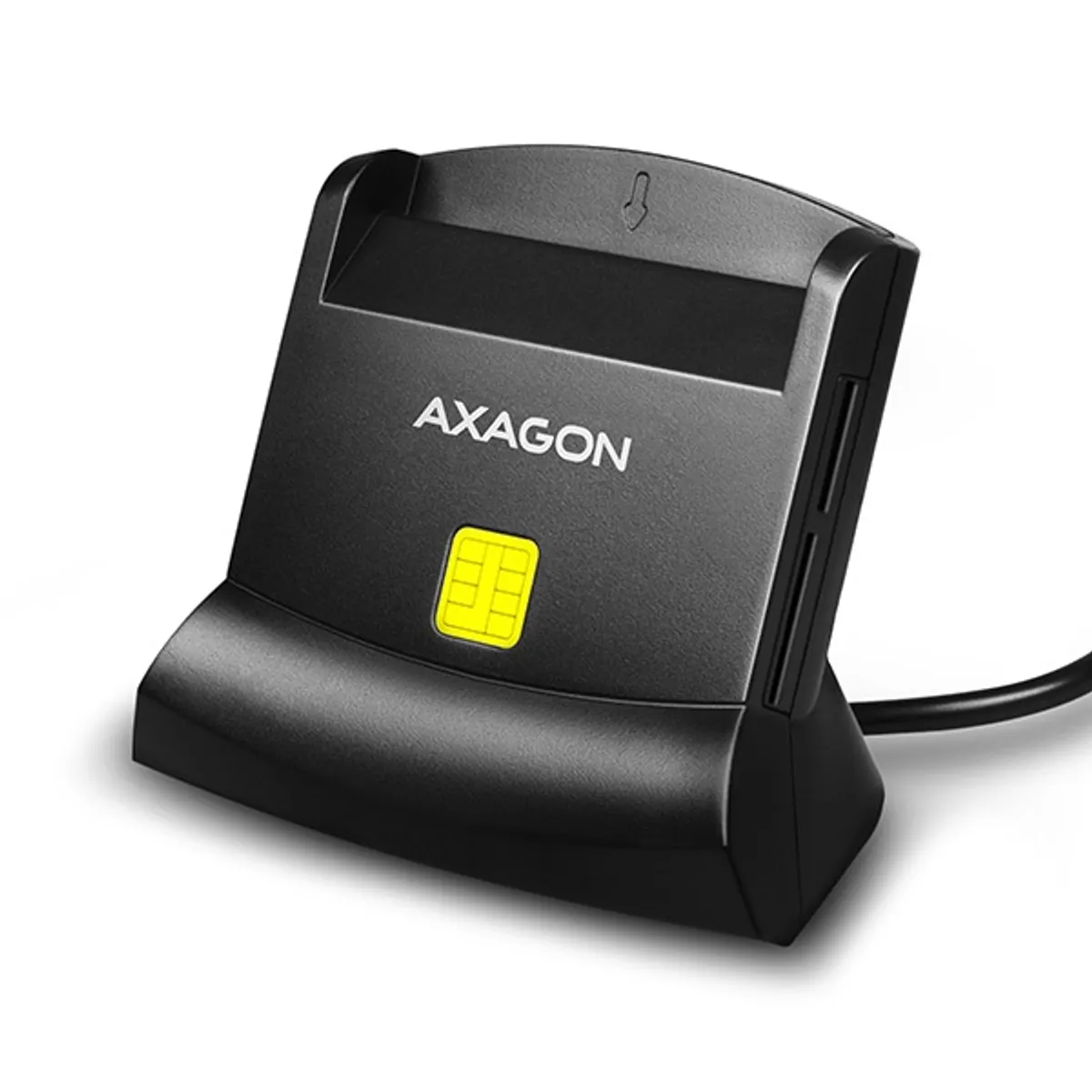 AXAGON CRE-SM2 smart kártyaolvasó 4-nyílású SD, microSD, SIM USB 2.0 #1