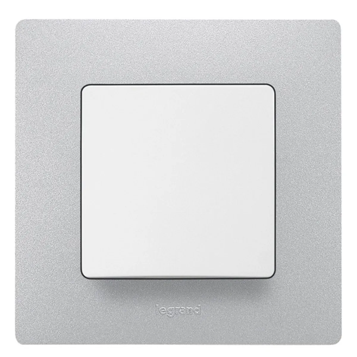 Legrand 397041 szerelődoboz-keret alumínium 1-es #1
