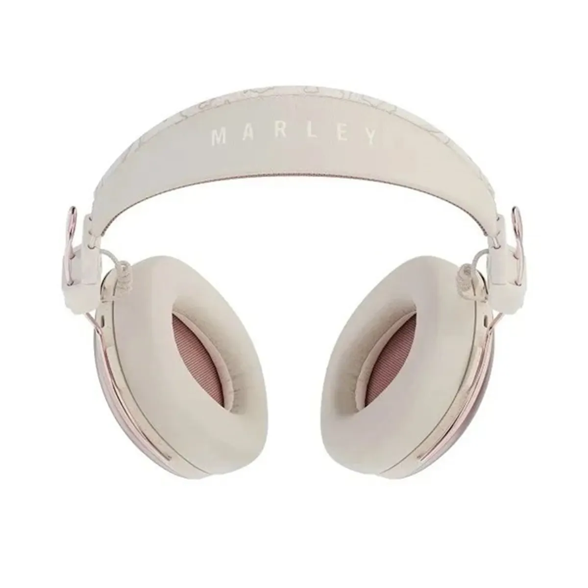 Marley EM-JH143-CP Positive Vibration Frequency Bluetooth fejhallgató rózsaszín 40 mm 34 óra USB-C 32 ohm 10 m beépített mikrofon #2