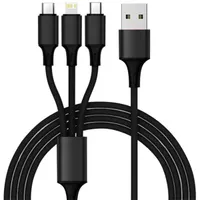 Izoxis 19907 autós töltő 4x usb a szivargyújtó univerzalis Apple kompatibilis usb c, lightning és micro-usb kábel 115 cm #5