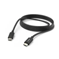 Hama 00201593 USB-C USB-C adat- és töltőkábel Fekete 300 cm 2x USB-C