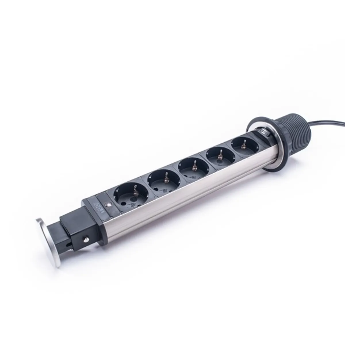 TOO PPS-311-5BR PPS-311 beépíthető 180 cm 5 db Schuko szürke fekete #5