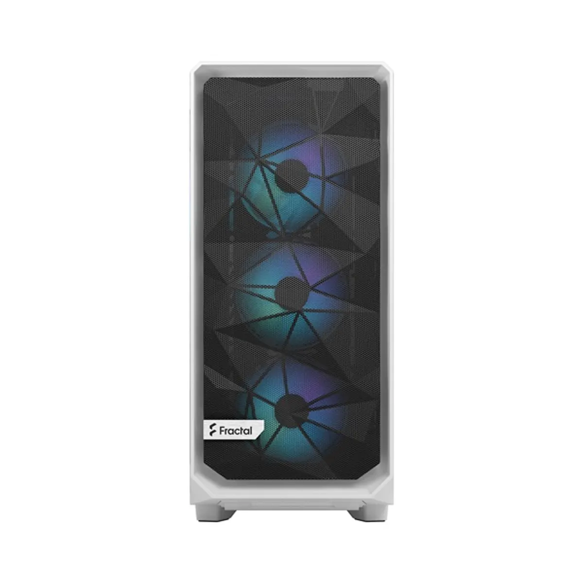 Fractal Design FD-C-MES2C-08 Meshify 2 Compact RGB Fehér 3 beépített ventilátor, 7 hely, 2x 3,5" belső hely, 4x 2,5" belső hely, USB 3.0, fejhallgató csatlakozó, mikrofon csatlakozó #2