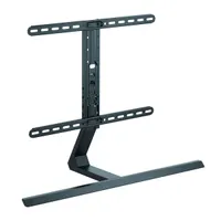 Stansson WM-3775 asztali TV állvány acél-alumínium fekete szürke 40 kg 37"-75" VESA 200x200-600x400 billenthető kábelkezelés #2
