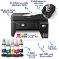 Epson C11CJ65412 EcoTank L5310 Színes tintasugaras multifunkciós Nyomtatás Másolás Szkennelés Fax Apple AirPrint Wi-Fi #3