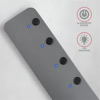 AXAGON HUE-MSA USB 3.2 Gen 1 4x USB-A hub, fém, 20 cm kábel #3