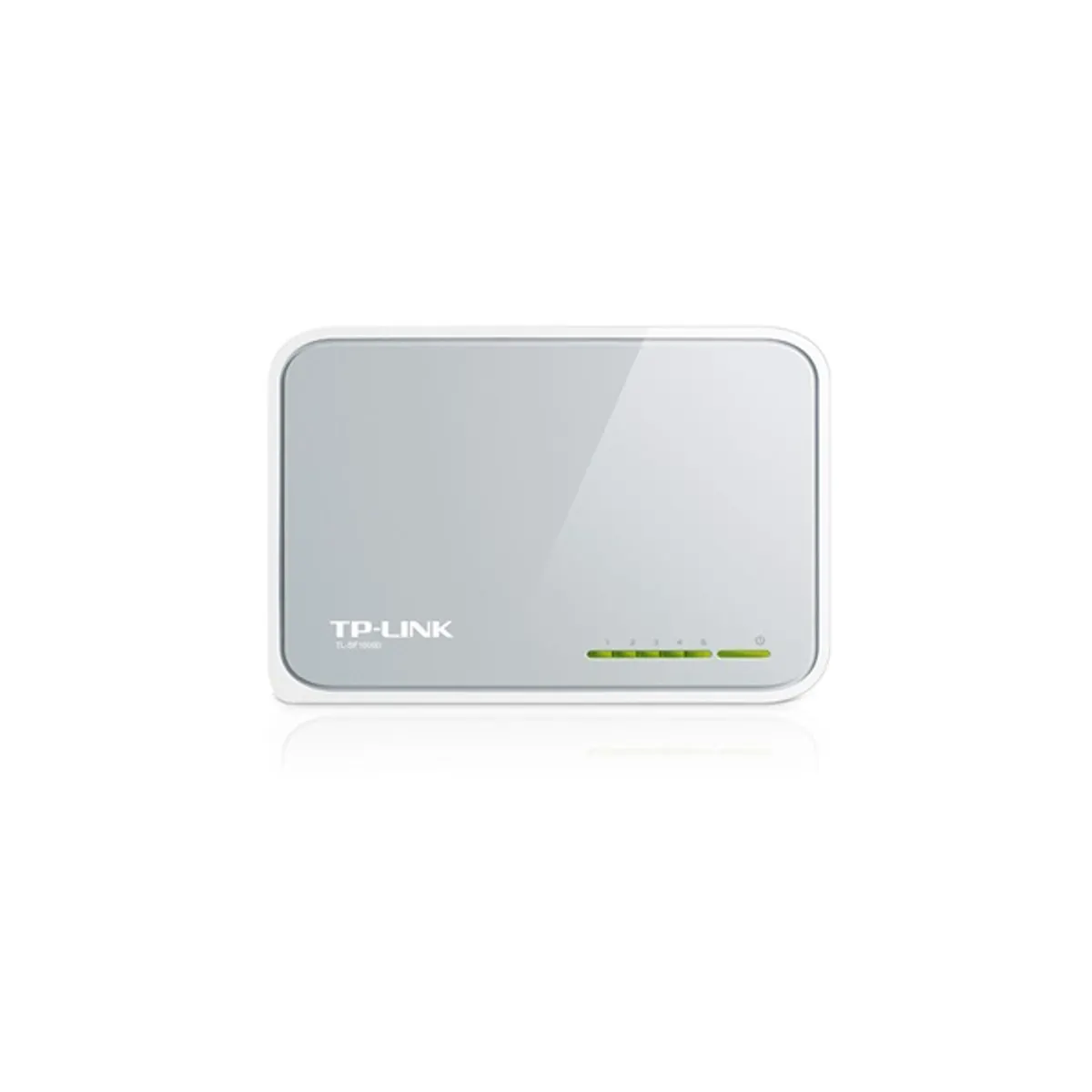 TP-LINK TL-SF1005D 5 portos 10-100Mbps asztali switch 5x RJ45 Fehér Külső tápegység Zöld technológia VLAN támogatás #1