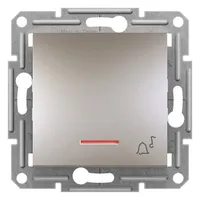 Schneider EPH1700169 Asfora jelzőfényes egypólusú nyomó rugós bekötés bronz 10A IP20