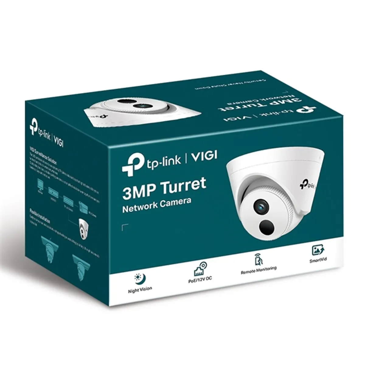 TP-LINK VIGI VIGI C400HP-2.8 C400HP 3MP 2,8mm turret kamera H265 IR30m POE #6