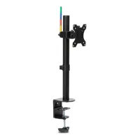 Kensington K55411WW SmartFit Ergo monitorkar teherbírás 8 kg, 34" monitorhoz, 1 monitor, fém fekete forgatható 90 fok elforgatható 180 fok dőlésszög 45 fok