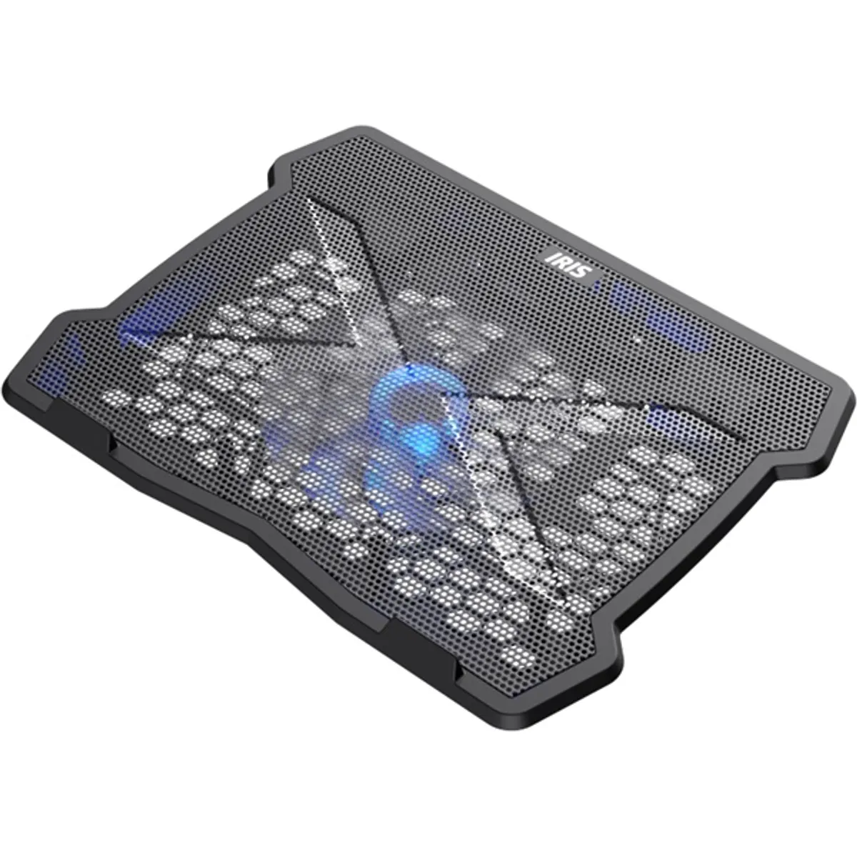 IRIS L-13 notebook hűtőpad 125 mm 1 ventilátor 5V fekete műanyag max 15.6" #2