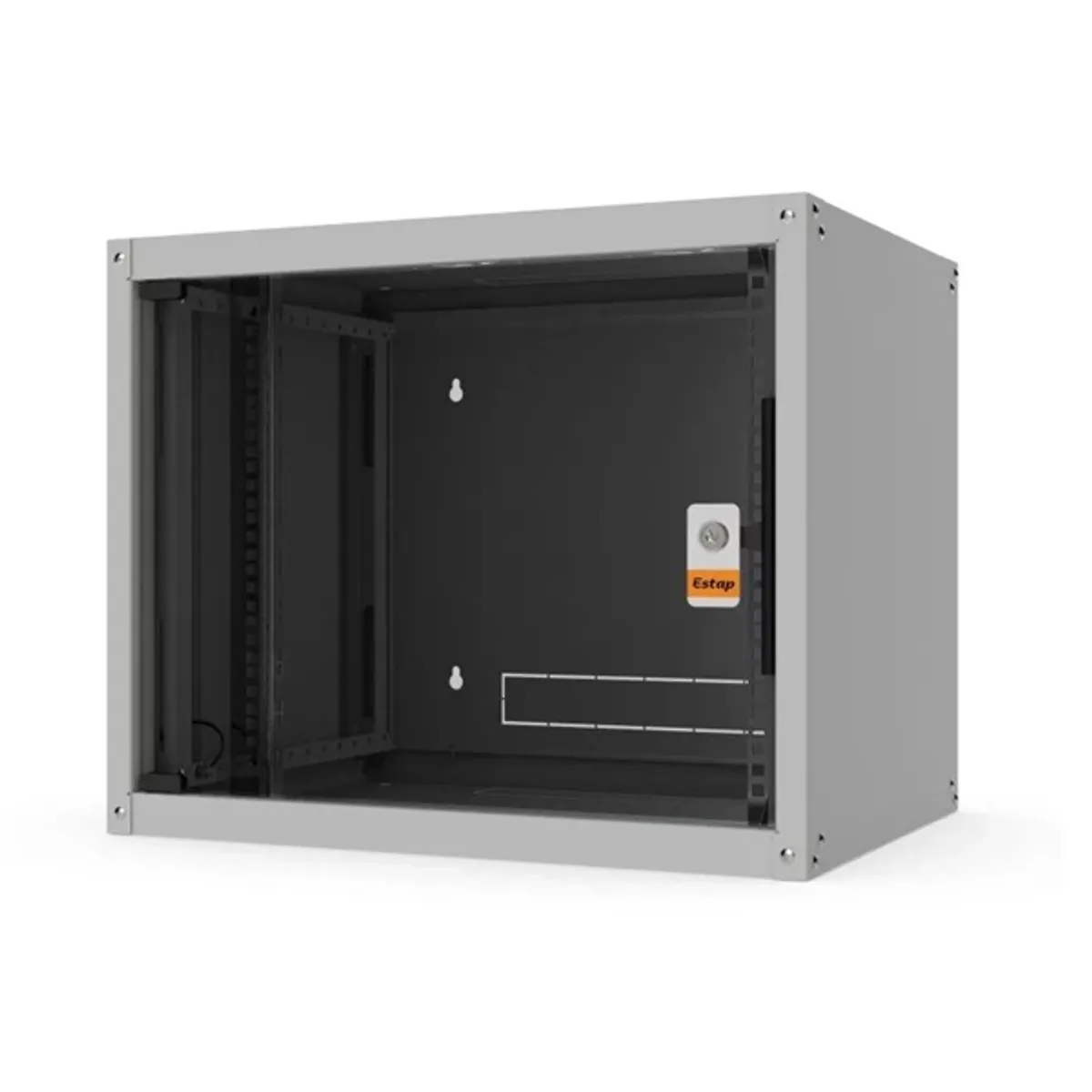 LEGRAND EVO26U6060 Evoline 26U hálózati rack 19" 600x600 szürke üvegajtós #1