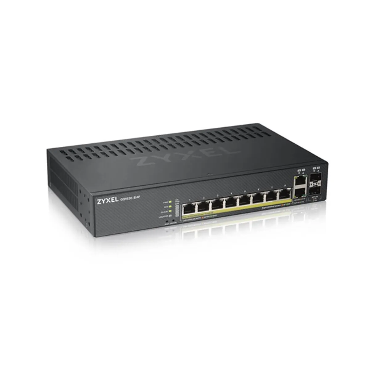 Zyxel GS1920-8HPV2-EU0101F GS1920-8HPv2 8-port GbE PoE switch 130W 2x SFP #1