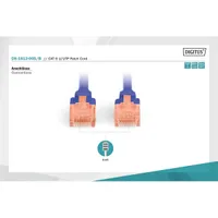 Digitus DK-1612-005/B Cat6 U-UTP patch kábel 0,5 m kék #5