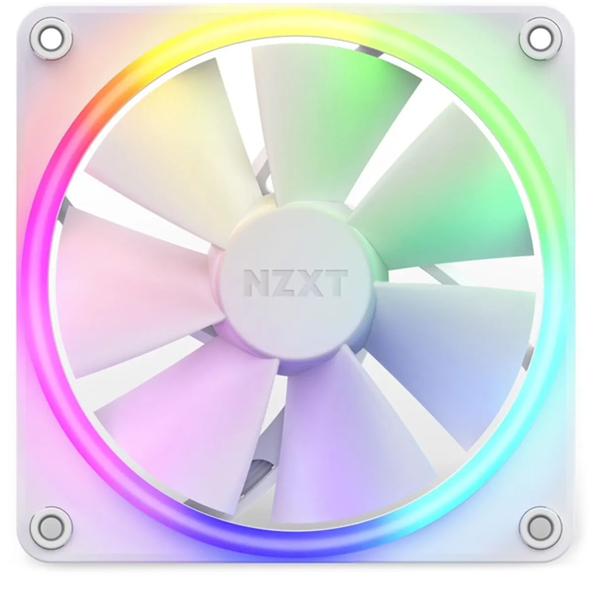 NZXT RF-R12SF-W1 F120 RGB ventilátor 120 mm fehér PWM #2