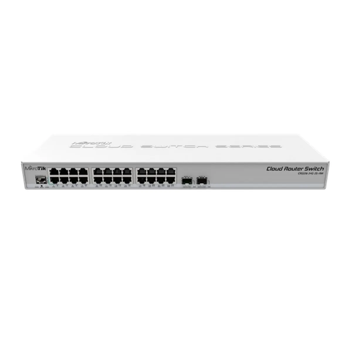 MIKROTIK CRS326-24G-2S+RM Cloud Router Switch 24x Gigabit Ethernet 2x SFP+ 800 MHz CPU 512 MB RAM 16 MB Flash RouterOS SwitchOS duál boot 1U rackmount #1