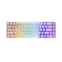 White Shark WS GK-2201W-US Ronin membrán gamer billentyűzet RGB háttérvilágítás USB 2.0 angol kiosztás állítható magasság anti-ghosting