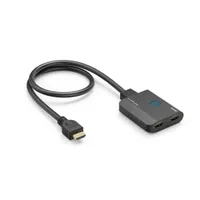 Hama 00205284 4K HDMI elosztó 1 bemenet - 2 kimenet, Fekete