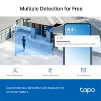 TP-LINK TAPO C510W Tapo C510W 3MP IP65 WiFi PTZ Mikrofon SD-kártyaolvasó Fehér #5