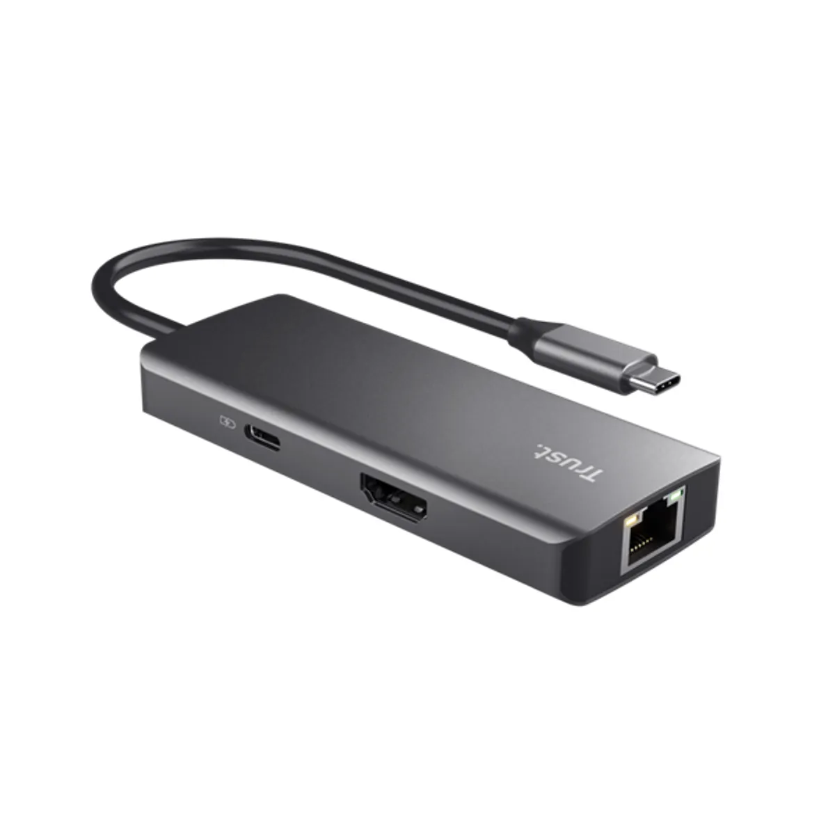 Trust 24968 Dalyx 6-in-1 USB-C Multi-Port Adapter HDMI LAN 4 USB portok #5