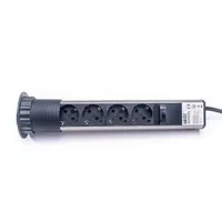 Too PPS-309-4BR IP20 4x SCHUKO beépíthető elosztó 1,8 m kábel 16 A 250 V