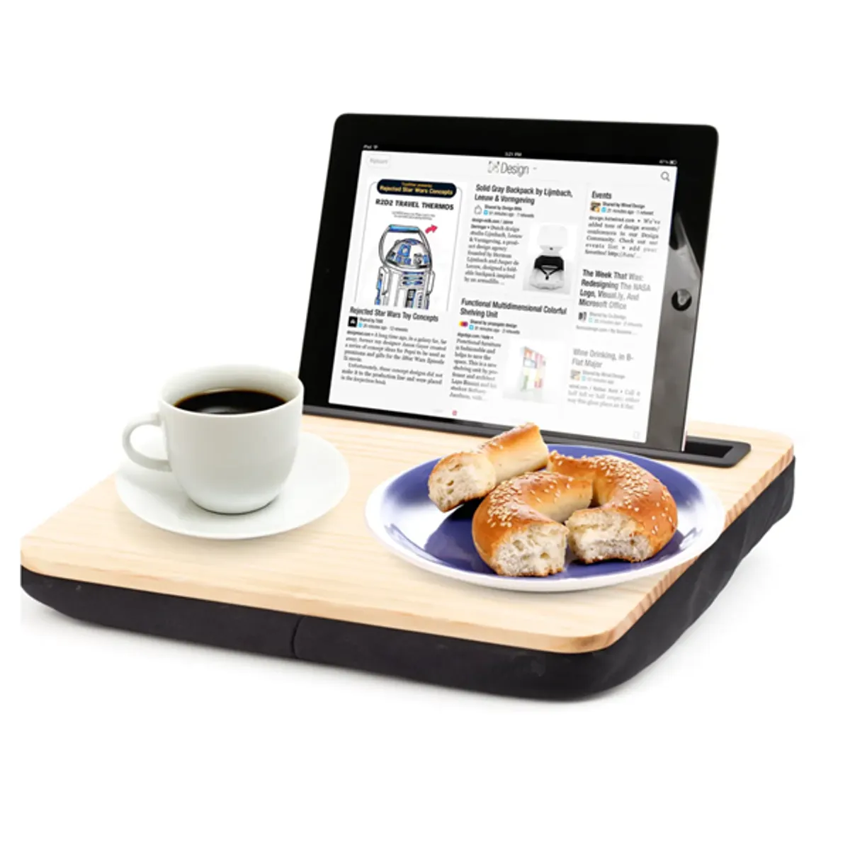 Kikkerland US039W iBed fából készült tablet-tartó #3