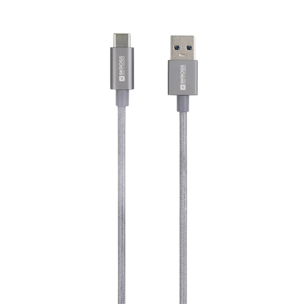 Skross USB-C-120-STEEL USB-C adat- és töltőkábel 200 cm #1