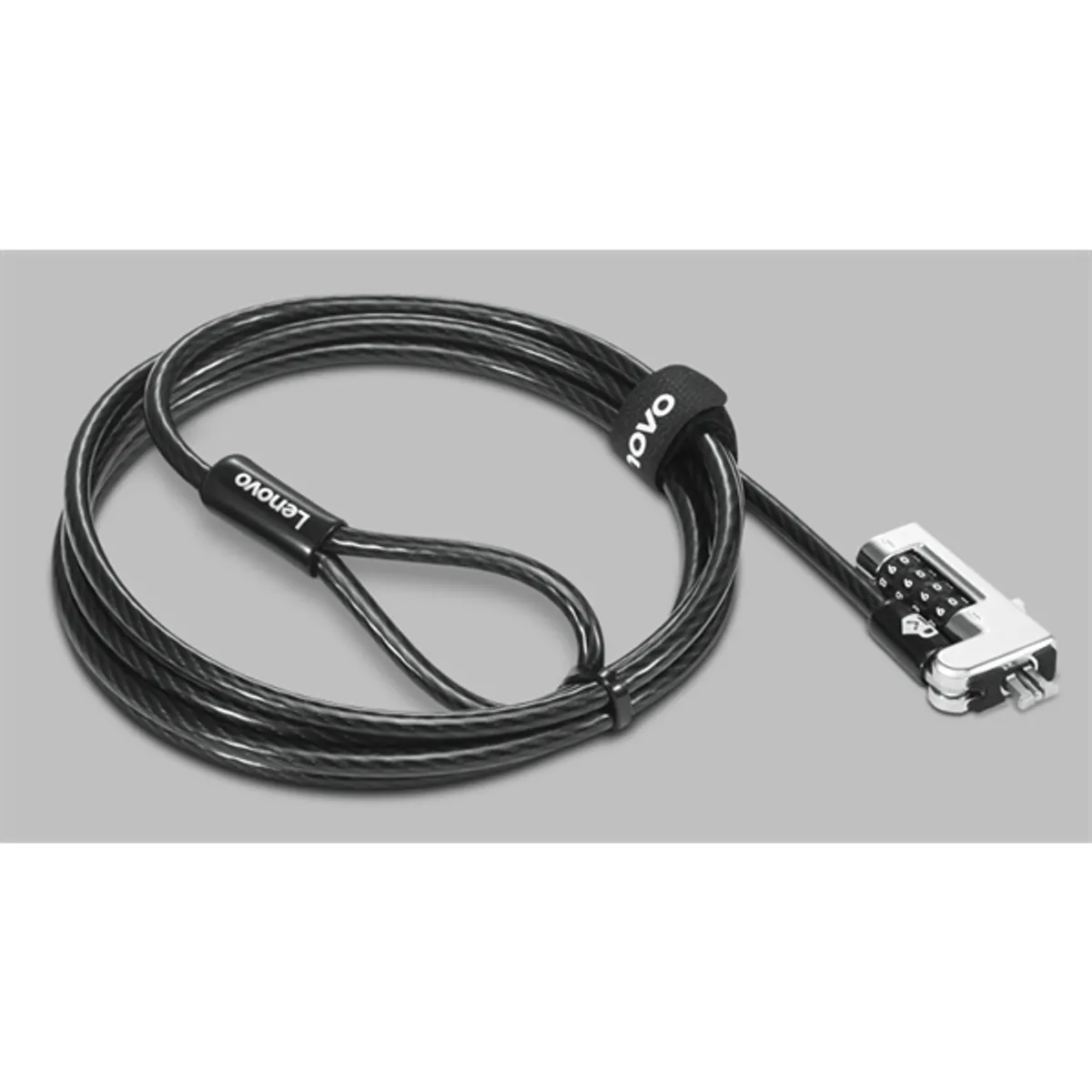 Lenovo 4XE1F30277 NanoSaver kombinációs kábelzár Fekete 180 cm Számzáras #2