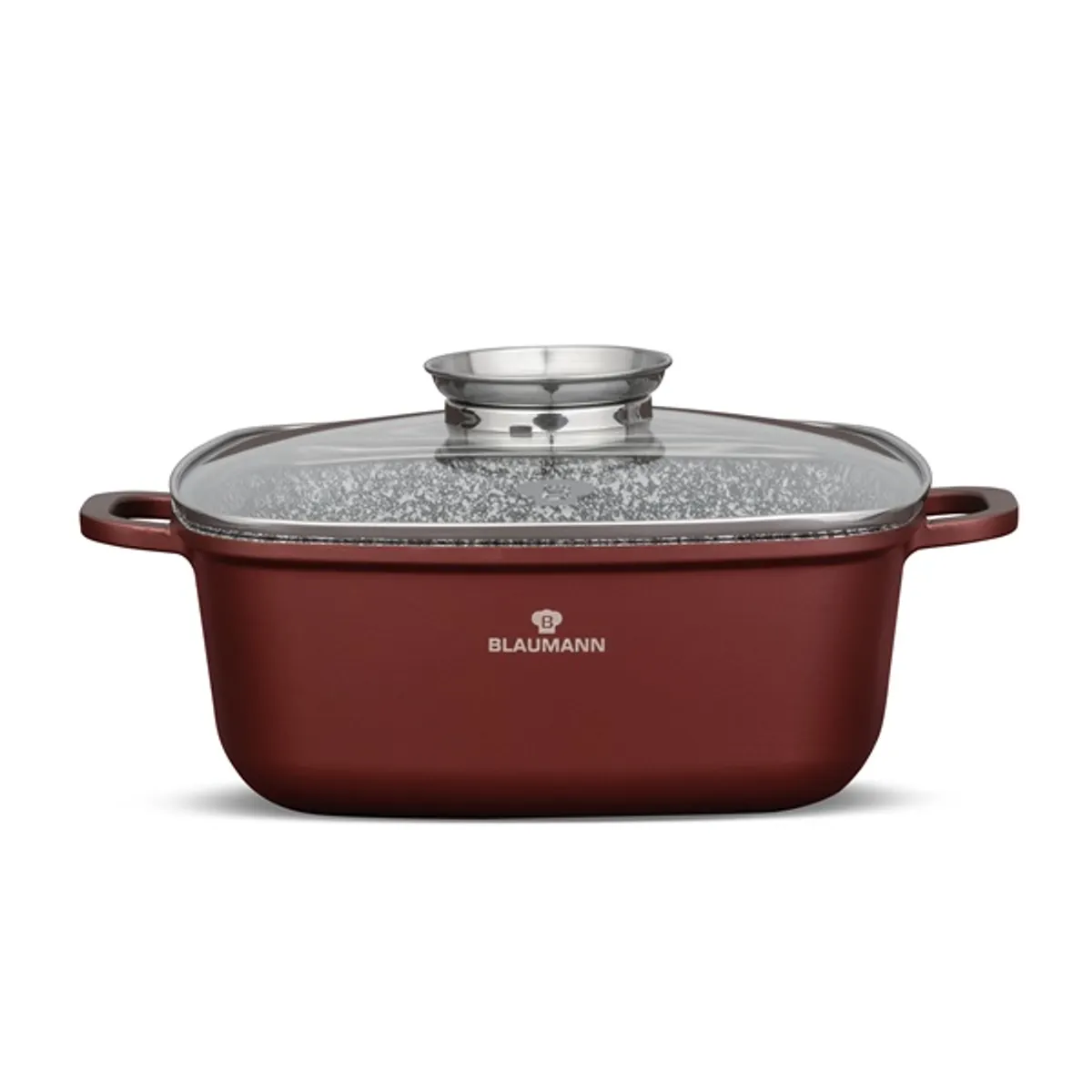BLAUMANN BL-4093 Cerastone Collection 26 cm-es négyzet alakú edény fedővel alumínium 5,4 L #1