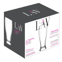 Lav LV-BRO29F sörös pohár készlet 565 ml üveg 6 darab