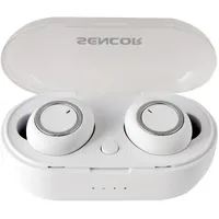 SENCOR 35053109 SEP 510BT true wireless fülhallgató fehér Bluetooth 5.0 IP44 10 mm 32 ohm 100 dB 3 óra töltőtok 400 mAh