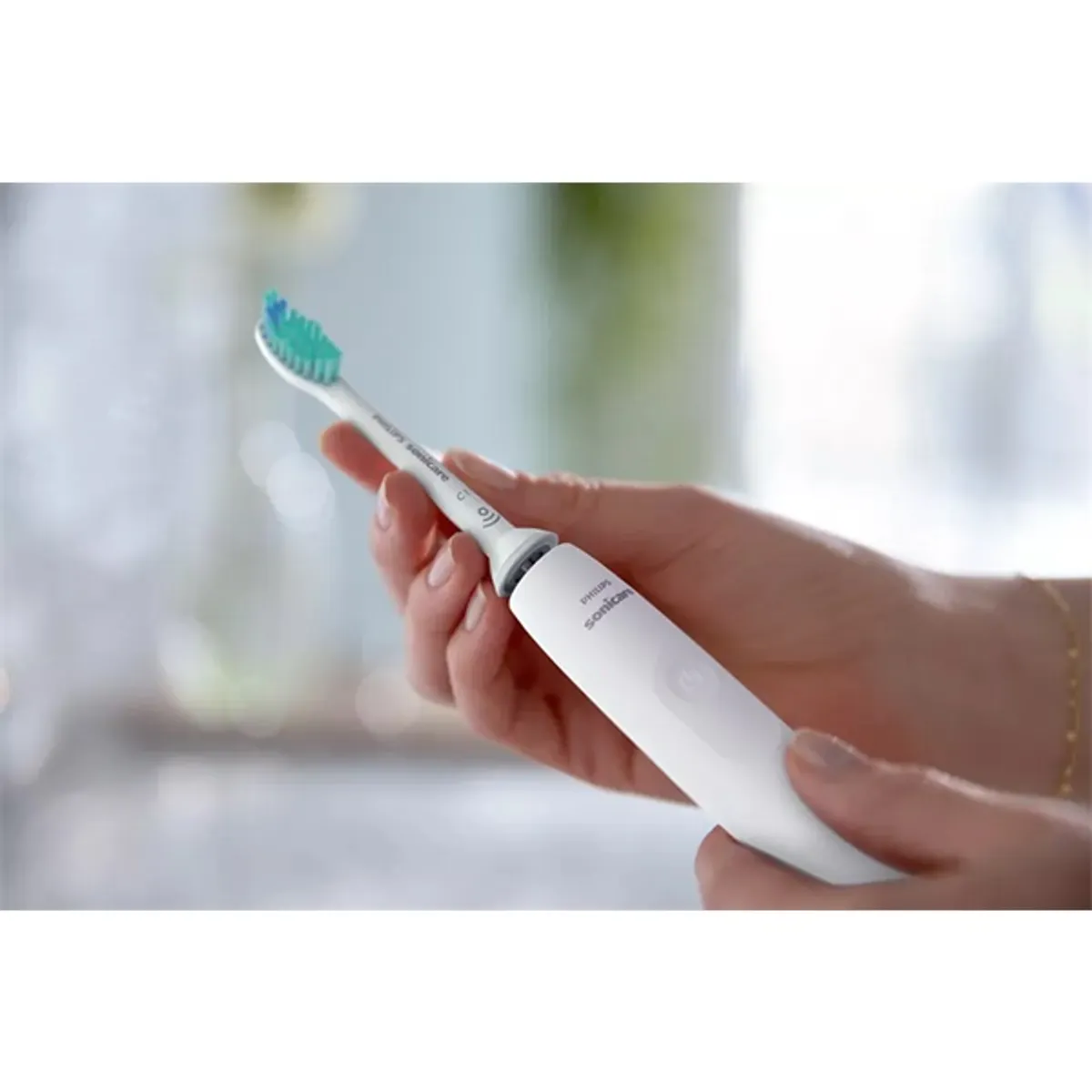PHILIPS HX3675/13 Sonicare 3100 sorozat fehér-fekete nyomásérzékelő QuadPacer SmarTimer BrushSync hosszú akkumulátor #3