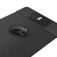 URAGE 00217888 Qi töltős egérpad Textil és gumi fekete gamer csúszásgátló #2