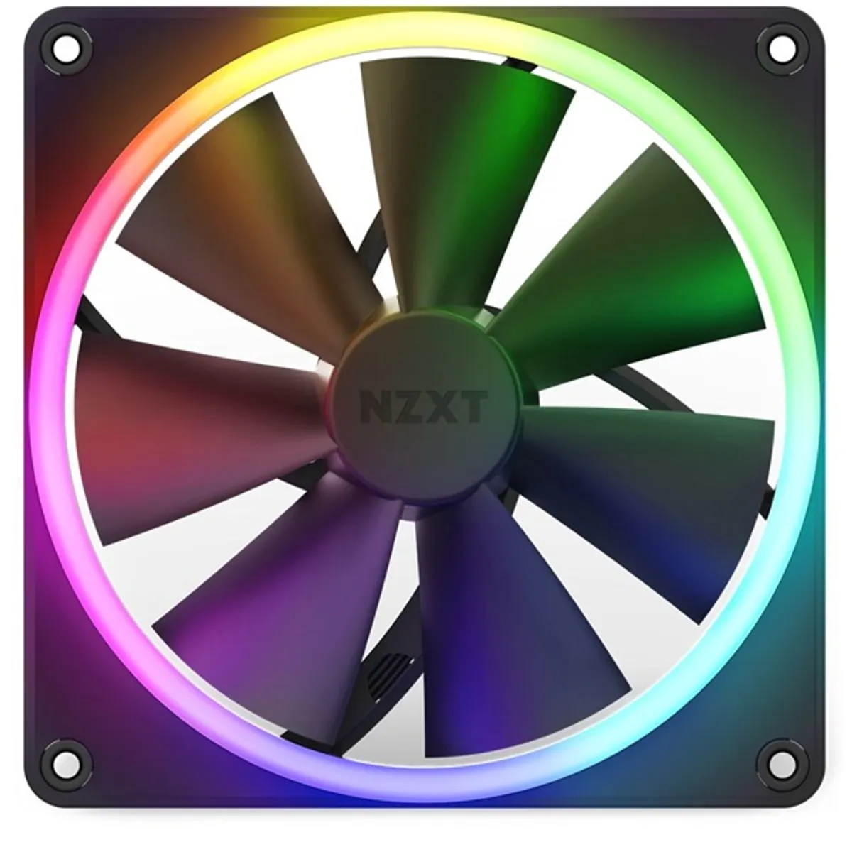 NZXT RF-R14SF-B1 F140 RGB 140 mm fekete 12V PWM RGB FSB 7 lapátok #2